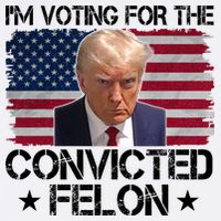 Im Voting For A Convicted Felon Garment-Dyed Sweatshirt