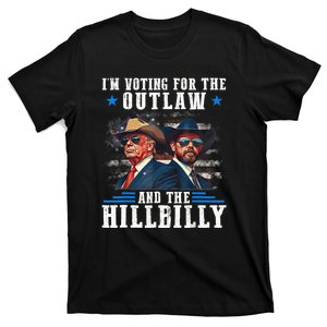 IM Voting For The Outlaw And The Hillbilly Trump Vance 2024 T-Shirt