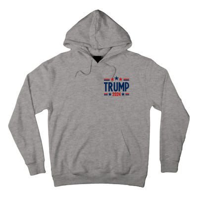 Im Voting For The Felon Trump 2024 Election (Front And Back) Tall Hoodie