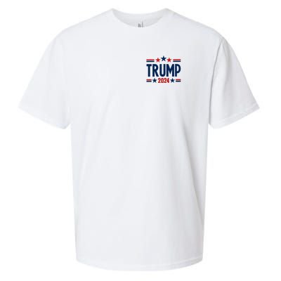 Im Voting For The Felon Trump 2024 Election (Front And Back) Sueded Cloud Jersey T-Shirt