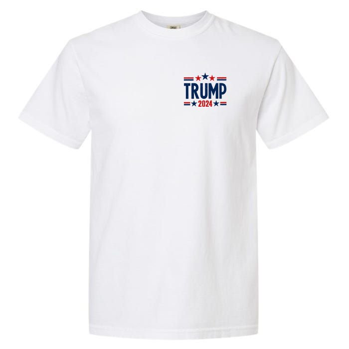 Im Voting For The Felon Trump 2024 Election (Front And Back) Garment-Dyed Heavyweight T-Shirt