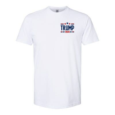 Im Voting For The Felon Trump 2024 Election (Front And Back) Softstyle CVC T-Shirt