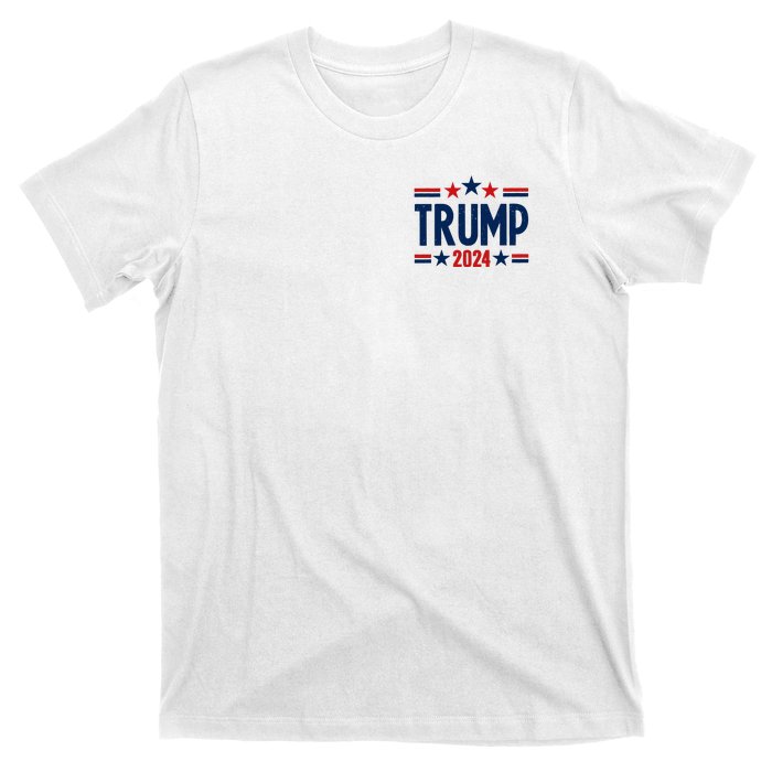 Im Voting For The Felon Trump 2024 Election (Front And Back) T-Shirt