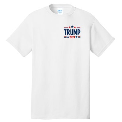 Im Voting For The Felon Trump 2024 Election (Front And Back) Tall T-Shirt