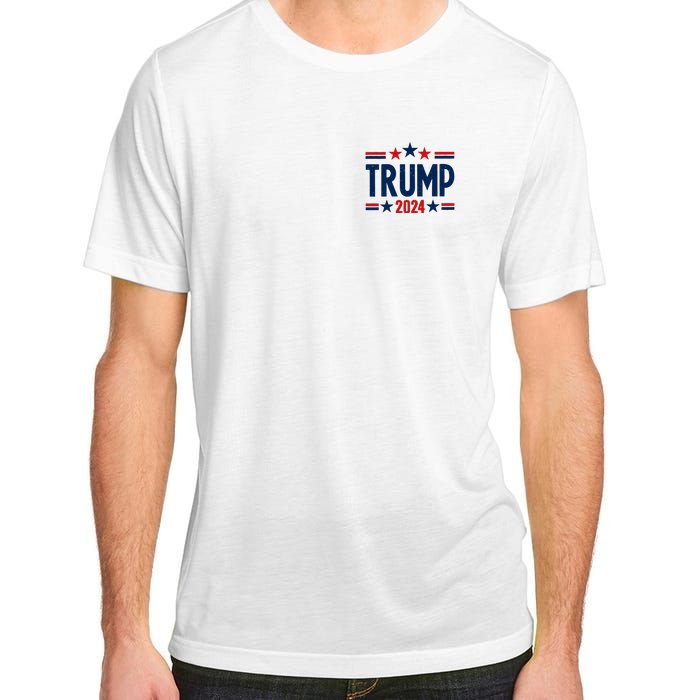 Im Voting For The Felon Trump 2024 Election (Front And Back) Adult ChromaSoft Performance T-Shirt