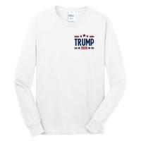 Im Voting For The Felon Trump 2024 Election (Front And Back) Tall Long Sleeve T-Shirt