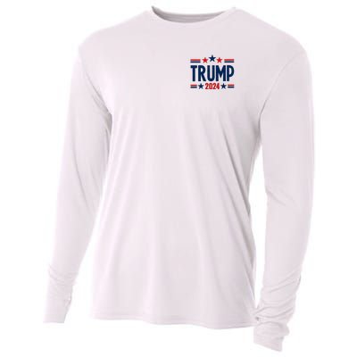 Im Voting For The Felon Trump 2024 Election (Front And Back) Cooling Performance Long Sleeve Crew