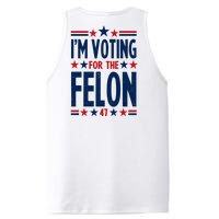 Im Voting For The Felon Trump 2024 Election (Front And Back) PosiCharge Competitor Tank