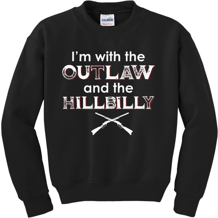 IM Voting For The Felon & The Hillbilly Trump Vance Us Flag Premium Kids Sweatshirt