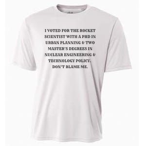 I Voted For The Rocket Scientist Cooling Performance Crew T-Shirt