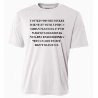 I Voted For The Rocket Scientist Cooling Performance Crew T-Shirt