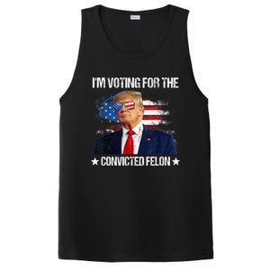 IM Voting For The Convicted Felon Funny Pro 2024 PosiCharge Competitor Tank