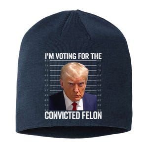 Im Voting For The Convicted Felon Pro Trump 2024 Sustainable Beanie