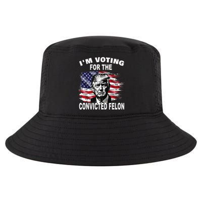 IM Voting For The Convicted Felon 2024 Cool Comfort Performance Bucket Hat
