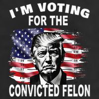 IM Voting For The Convicted Felon 2024 Cool Comfort Performance Bucket Hat
