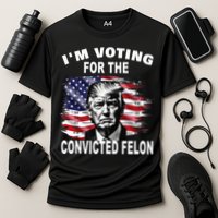 IM Voting For The Convicted Felon 2024 Cooling Performance Crew T-Shirt