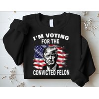IM Voting For The Convicted Felon 2024 Sweatshirt