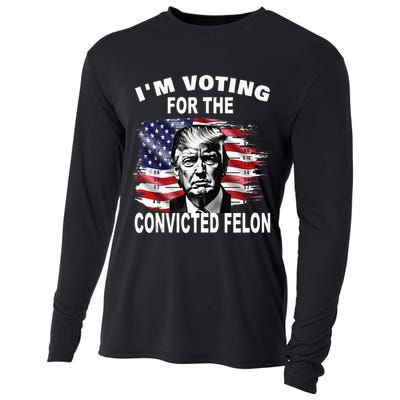 IM Voting For The Convicted Felon 2024 Cooling Performance Long Sleeve Crew