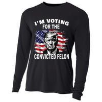 IM Voting For The Convicted Felon 2024 Cooling Performance Long Sleeve Crew