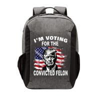 IM Voting For The Convicted Felon 2024 Vector Backpack
