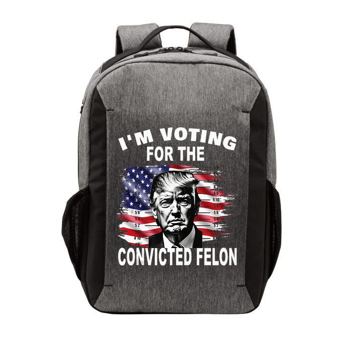IM Voting For The Convicted Felon 2024 Vector Backpack