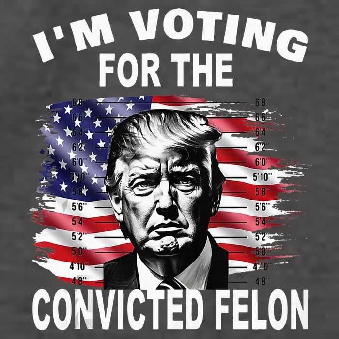 IM Voting For The Convicted Felon 2024 Vector Backpack