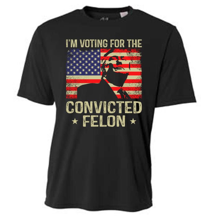 IM Voting For The Convicted Felon Cooling Performance Crew T-Shirt