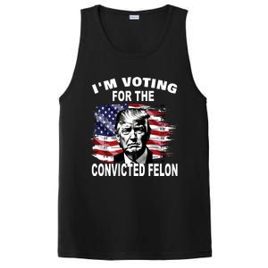 IM Voting For The Convicted Felon 2024 Funny Trump PosiCharge Competitor Tank