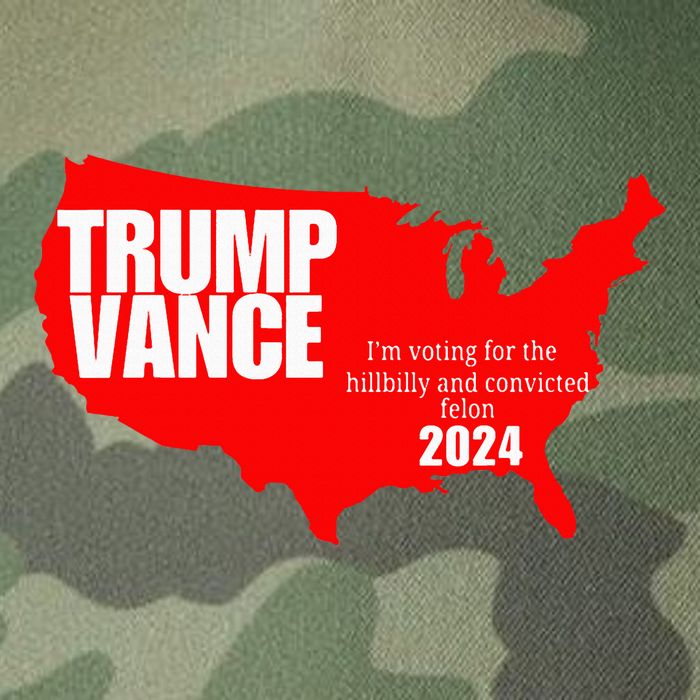 Im Voting For The Hillbilly And Convicted Felon Red Usa Map Legacy Tie Dye Trucker Hat