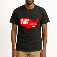Im Voting For The Hillbilly And Convicted Felon Red Usa Map Tall T-Shirt