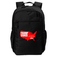 Im Voting For The Hillbilly And Convicted Felon Red Usa Map Backpack