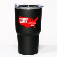 Im Voting For The Hillbilly And Convicted Felon Red Usa Map Tumbler