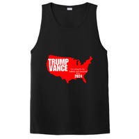 Im Voting For The Hillbilly And Convicted Felon Red Usa Map PosiCharge Competitor Tank