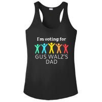 IM Voting For Gus Walz Dad Harris Walz 2024 Ladies PosiCharge Competitor Racerback Tank