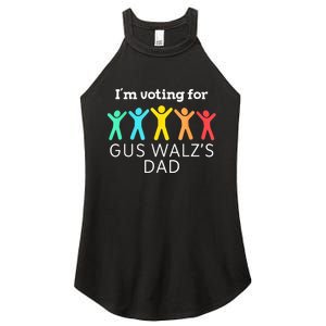 IM Voting For Gus Walz Dad Harris Walz 2024 Women's Perfect Tri Rocker Tank