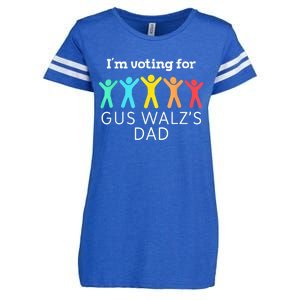 IM Voting For Gus Walz Dad Harris Walz 2024 Enza Ladies Jersey Football T-Shirt