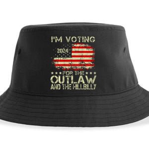 IM Voting For The Outlaw And The Hillbilly 2024 Sustainable Bucket Hat