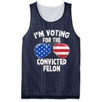 IM Voting For The Convicted Felon Funny Pro 2024 Mesh Reversible Basketball Jersey Tank