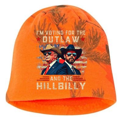 IM Voting For The Outlaw And The Hillbilly Kati - Camo Knit Beanie