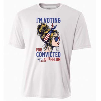 IM Voting For A Convicted Felon In 2024 Cooling Performance Crew T-Shirt