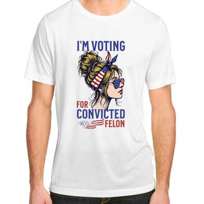 IM Voting For A Convicted Felon In 2024 Adult ChromaSoft Performance T-Shirt