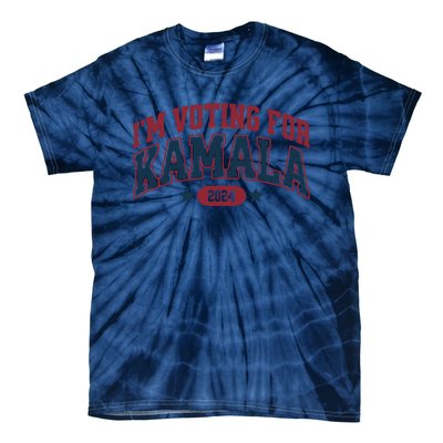 IM Voting For Kamala Harris Election Tie-Dye T-Shirt