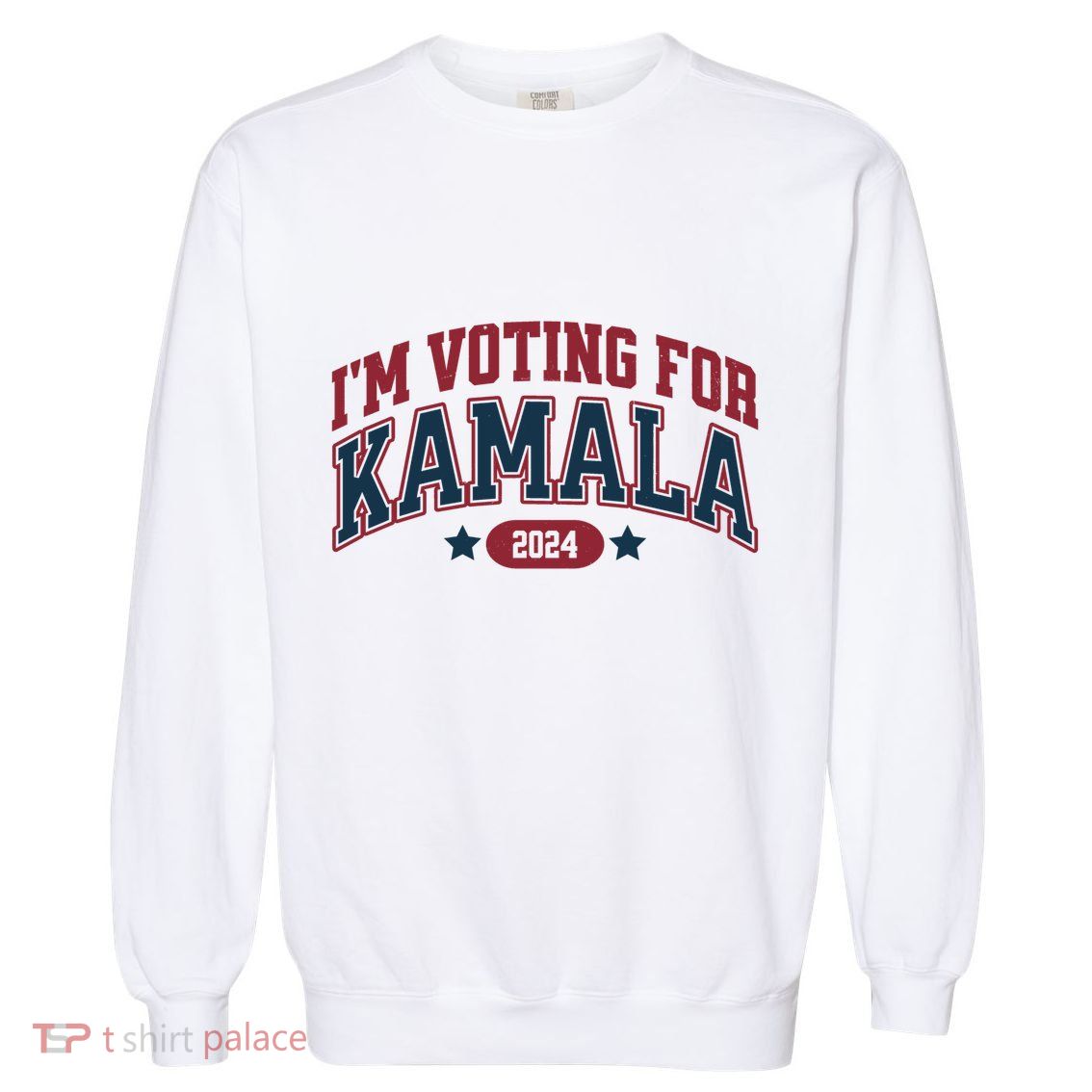 IM Voting For Kamala Harris Election Garment-Dyed Sweatshirt