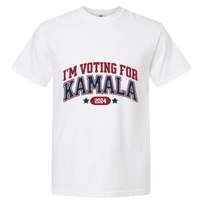 IM Voting For Kamala Harris Election Garment-Dyed Heavyweight T-Shirt