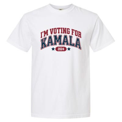 IM Voting For Kamala Harris Election Garment-Dyed Heavyweight T-Shirt