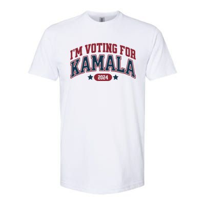 IM Voting For Kamala Harris Election Softstyle CVC T-Shirt