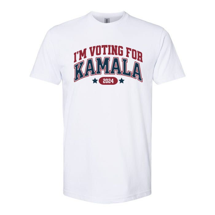 IM Voting For Kamala Harris Election Softstyle CVC T-Shirt