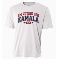 IM Voting For Kamala Harris Election Cooling Performance Crew T-Shirt