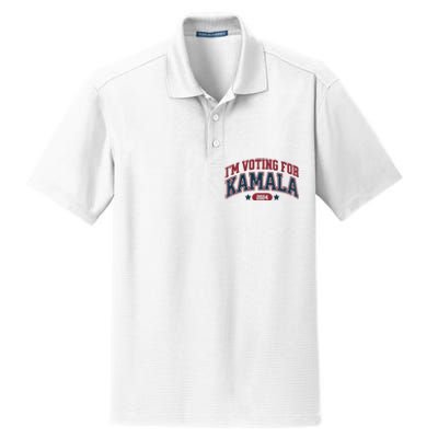 IM Voting For Kamala Harris Election Dry Zone Grid Polo