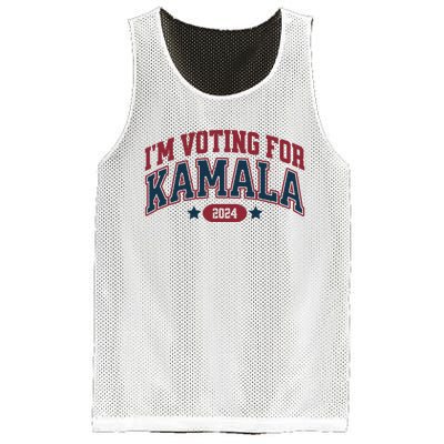 IM Voting For Kamala Harris Election Mesh Reversible Basketball Jersey Tank